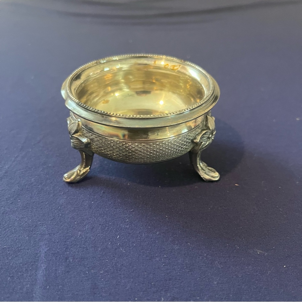 Antique Or Vintage Open Salt Cellar Quarterplate Silver Plated USA